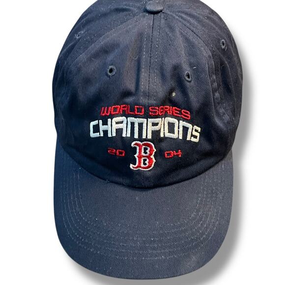 Boston Red Sox Baseball Cap 2004 World Series Champions MLB Richardson 240 Blue - Picture 2 of 14